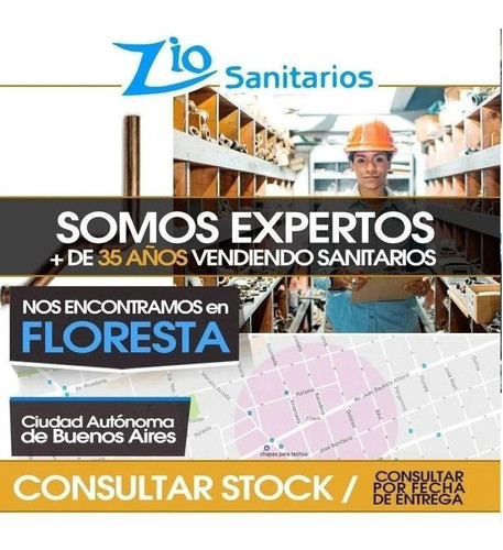 Mesada De Cocina 1.20x61 Pileta Doble Johnson Izquierda 1