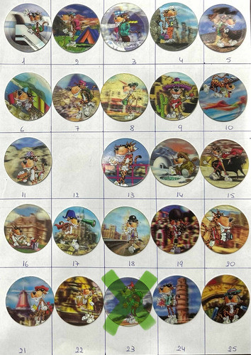 Tazos Chester Por El Mundo Precio Por 8 Unidades A Elección 0