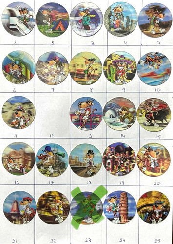 Tazos Chester Por El Mundo Precio Por 8 Unidades A Elección 1