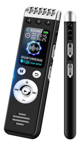Grabadora De Voz De 16 Gb, Grabadora Activada Por Voz Con Re 0