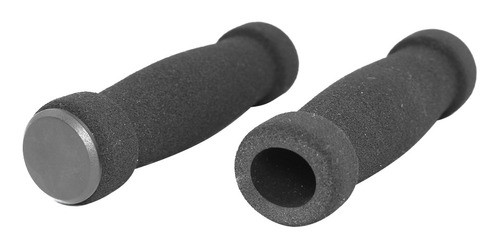 Puño Moto Goma Negro/polifon 120mm Juego 1