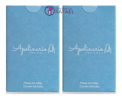 Kit 2 Fibras De Vidro Apolinario 50 Tufos Para Unhas De Gel 0