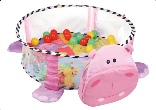 Gimnasio Pelotero Alfombra Didactica Corral Bebe 30 Pelotas 0