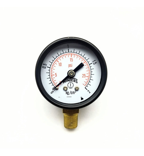 Manómetro De Presión 40mm Diam. 0-30 Psi Pem1300r3r1 Winters 0