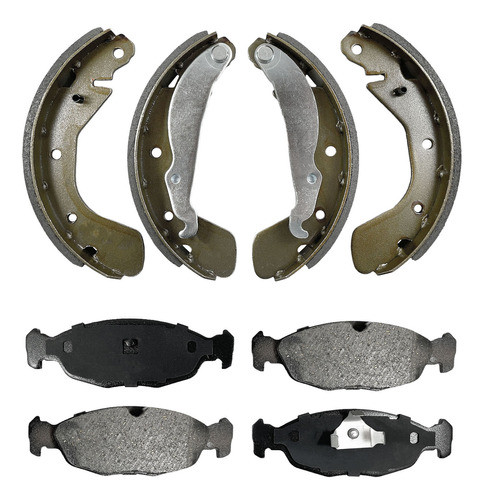 Patines Y Pastillas Freno Chevrolet Agile 1.4 2010-2013 0