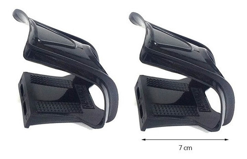 Punteras Plásticas X2 Sin Correa Para Pedales Bicicletas 1