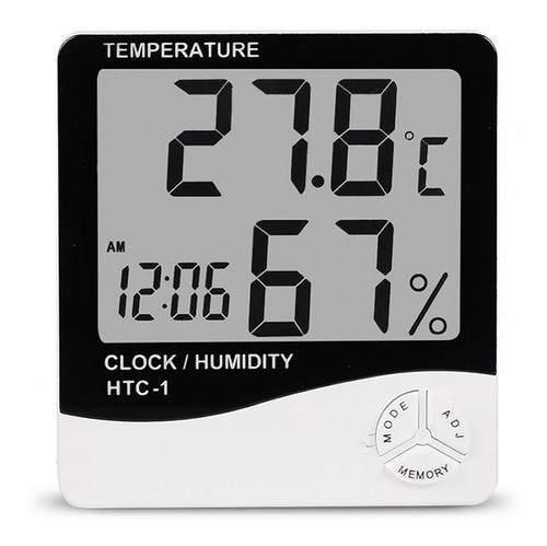 Termómetro Humedad Reloj Digital Despertador Higrometro 0