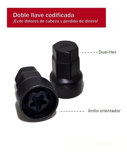 Tuerca Antirrobo Rhino Locks - Fit - Accord - City - Civic 1