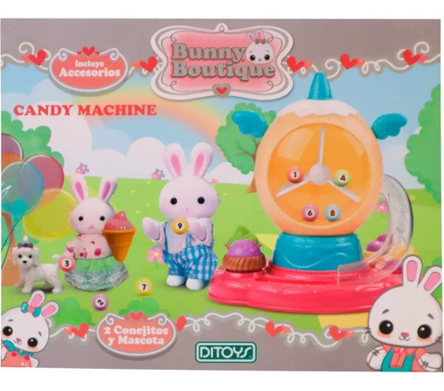 Bunny Boutique Candy Machine 2 Figuras Y Accesorios Ditoys 1