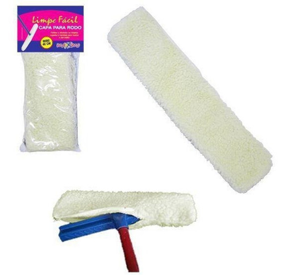 Kit 2 Capa Rodo Com Zíper Limpe Fácil 30cm Lustra Da Brilho 0