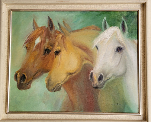 Ilva Poteivin De Aguiar Quadro Ost Cavalos  Companheiros 95 0