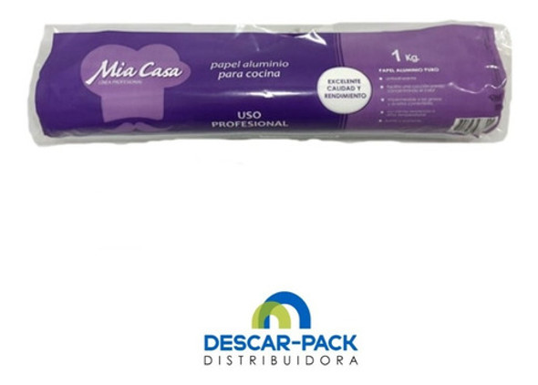 Rollo Papel Aluminio 1 Kg X6 Unid 0 Rollo Papel Aluminio 1 Kg X6 Unid 0