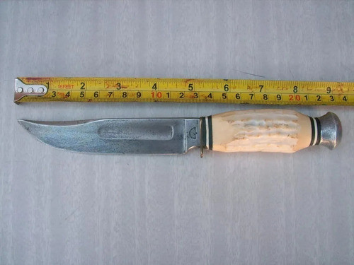 Antiguo Cuchillo Carl Schlieper Solingen Alemania Hoja De 13 1