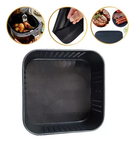 Tapete Manta Antiaderente Teflon P/ Air Fryer 5l Mondial Afn 0