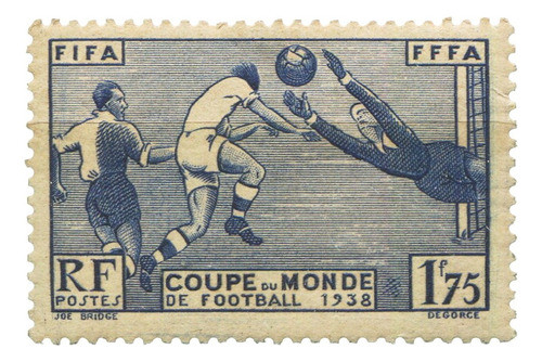 Francia Sello Yvert 396 Mnh Copa Mundial Futbol 1938 0