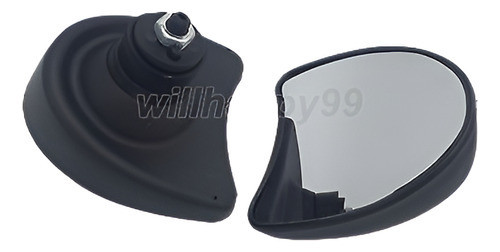 Carenado Negro Montaje De Espejos Para Harley Electra Glide 1