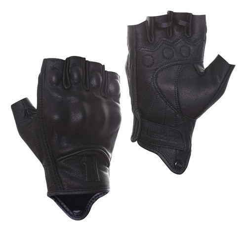 Harssidanzar Guantes De Motocicleta De Medio Dedo, Para Homb 1