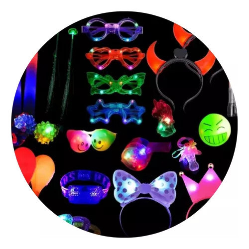 Combo Cotillon Luminoso Vip Todo Led 200 Personas Casamiento 0