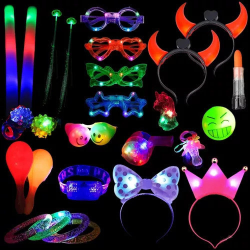 Combo Cotillon Luminoso Vip Todo Led 200 Personas Casamiento 1