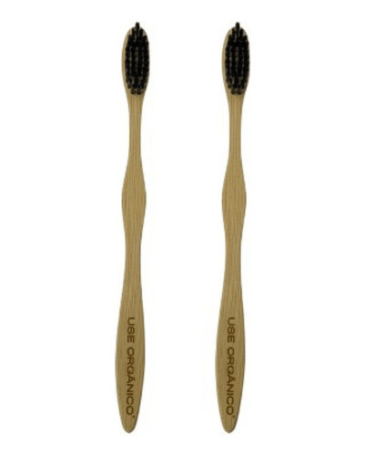Kit Com 2 Escovas Dentais De Bambu - Use Orgânico Use Orgâni 0