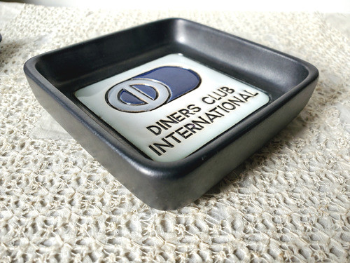 Cenicero Cerámica Promocional Diners Club International 1