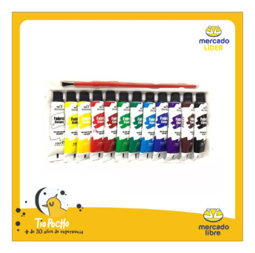 Kit De Arte Pintura 12 Oleos Colores 1