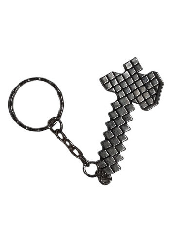 Llavero Hacha Minecraft Metal Pixelado Gamer Juego Steve 1