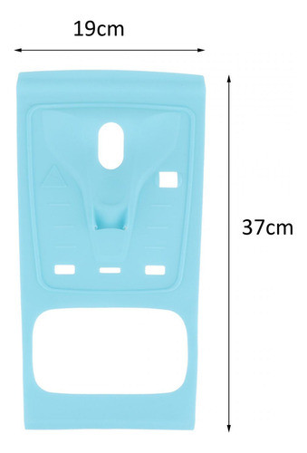 Painel De Controle Central Almofada De Silicone Azul 37x19cm 1