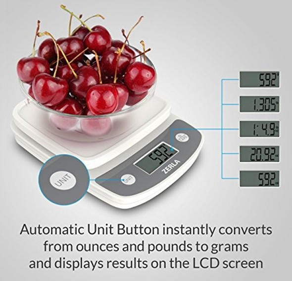 Escala De Cocina Digital De Zerla Â   Escala Versátil De A 1