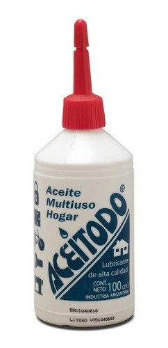 Aceite Multiuso Lubricante P/ Maquina De Coser, Armas 100 Ml 0
