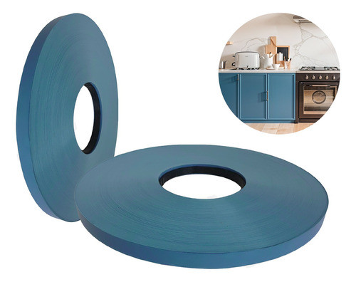 Tapacanto Melamínico Preencolado Azul Masisa 22mm X 50 Mts 0