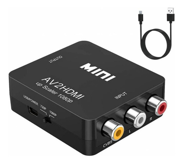 Conversor Rca A Hdmi Adaptador Tv Audio Video 1080p Full Hd 0 Conversor Rca A Hdmi Adaptador Tv Audio Video 1080p Full Hd 0