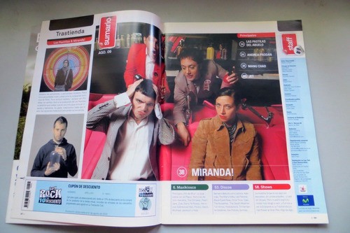 Las Pastillas Del Abuelo Revista Soy Rock N° 63 Año 2009 1