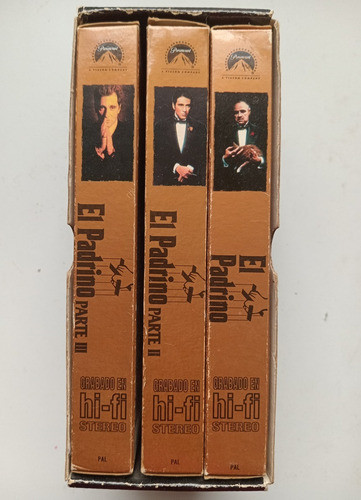 El Padrino - Trilogía Vhs 1