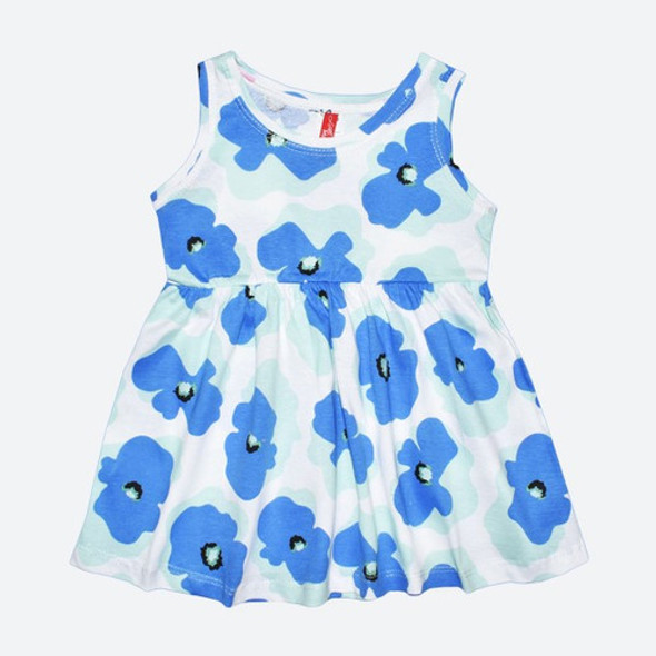Vestido Flor Grande Jersey Corte Princesa Little Manny Beba 1 Vestido Flor Grande Jersey Corte Princesa Little Manny Beba 1