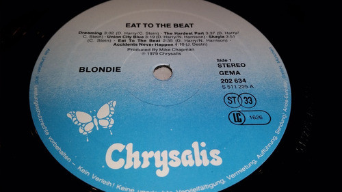 Blondie Eat To The Beat Lp Vinilo Germany Muy Bueno 1980 1