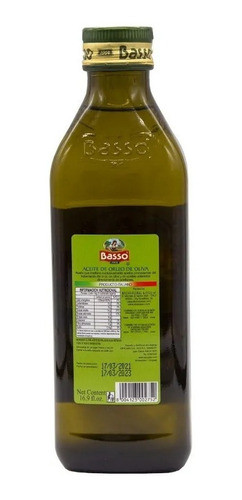 Aceite De Oliva Basso Pomace Italiano 1 Litro 1