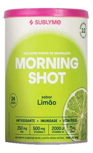 Shot Matinal Em Pó Morning Shot Blogueira - Sublyme 150g 1