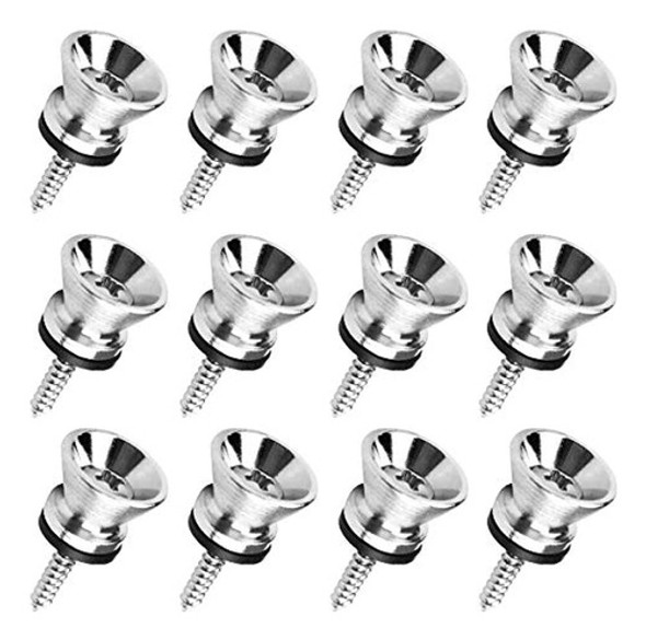 12 Piezas Candados De Correa De Guitarra Botones De Correa D 0 12 Piezas Candados De Correa De Guitarra Botones De Correa D 0