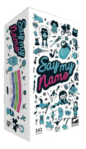 Jogo De Mesa Say My Name Buró - Mimica Quem Sou Eu Charada 0