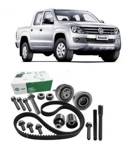 Kit Correia Dentada + Tensores Amarok 2.0 Tdi Original Ina 0