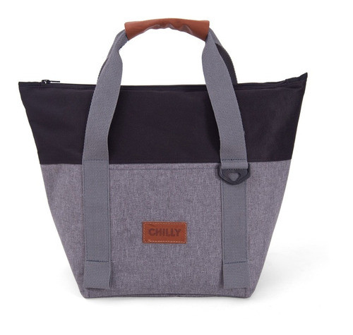 Bolso Térmico 10 Lts Diseño Negro Chilly 1
