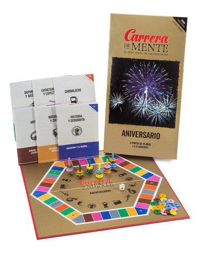 Juego De Mesa Carrera De Mente Aniversario Ruibal Original 0