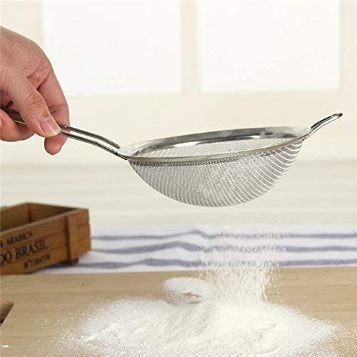 Jogo De 3 Peneiras Aço Inox Luxo Utensílios De Cozinha P M G 1