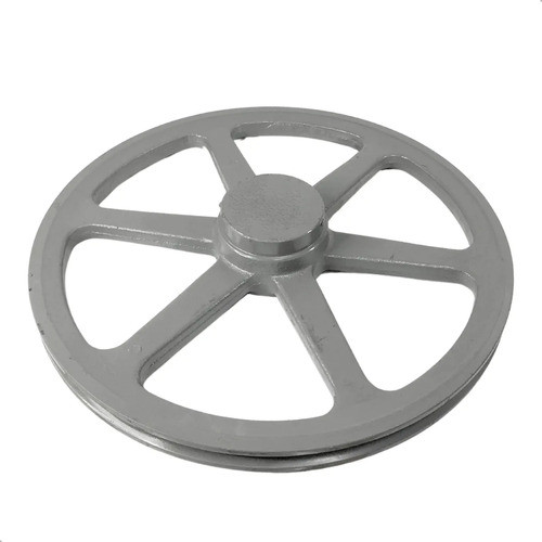 Polia De Ferro 350mm 1 Canal Perfil A Mademil Fundibel 350a1 1