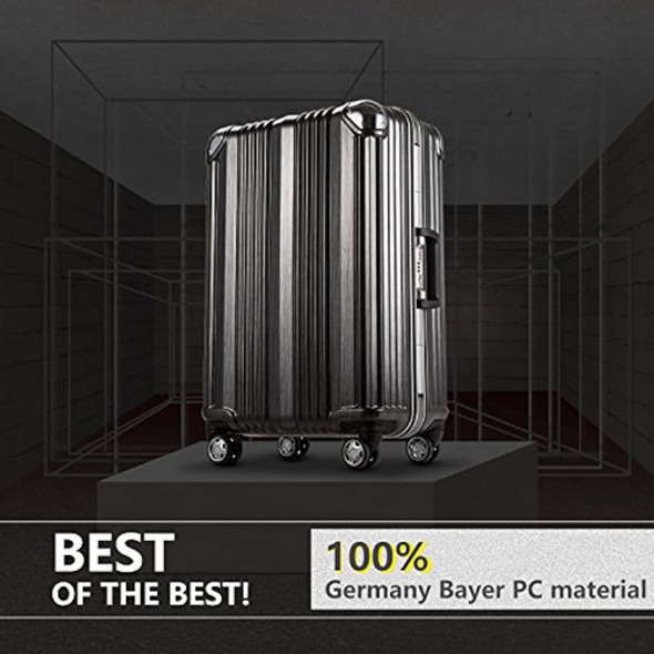 Coolife Marco De Aluminio Veliz De Equipaje Candado Tsa 100% 1