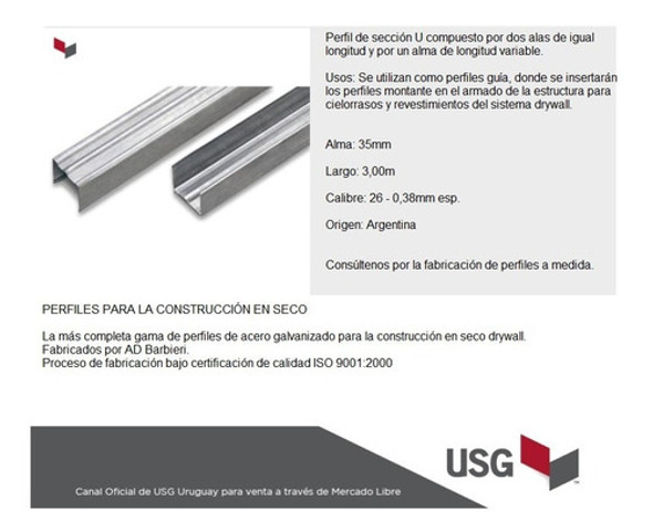 Solera 35 X 3,00 - Cal 26 - 0,38mm Esp 1