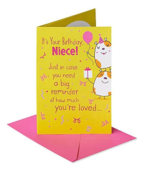Tarjeta De Cumpleaños De American Greetings Para Sobrina (¡e 0