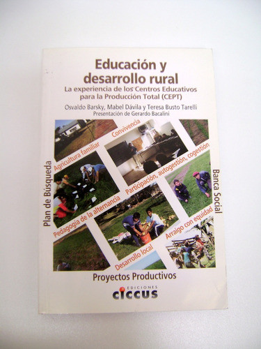 Educacion Y Desarrollo Rural Barsky Davila Cept Ciccus Boedo 0