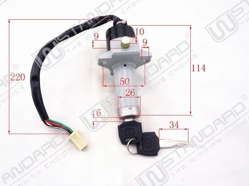Llave De Contacto Motomel Skua 150 Std 1
